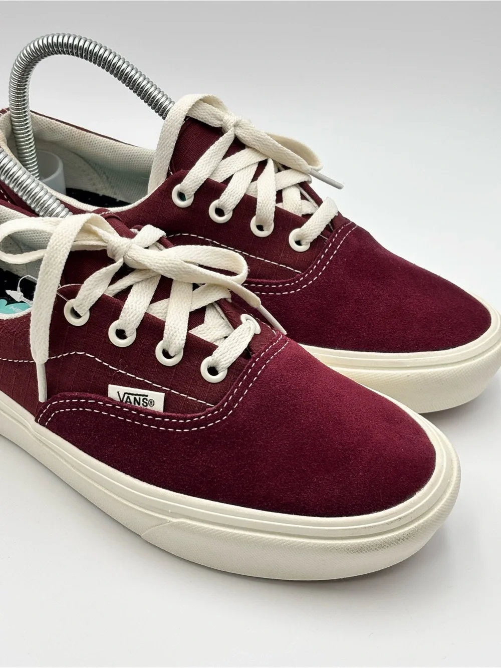 Vans Unisex  Low-Top Sneakers Suede Leather Burgundy  size M6/W 7.5  NEW